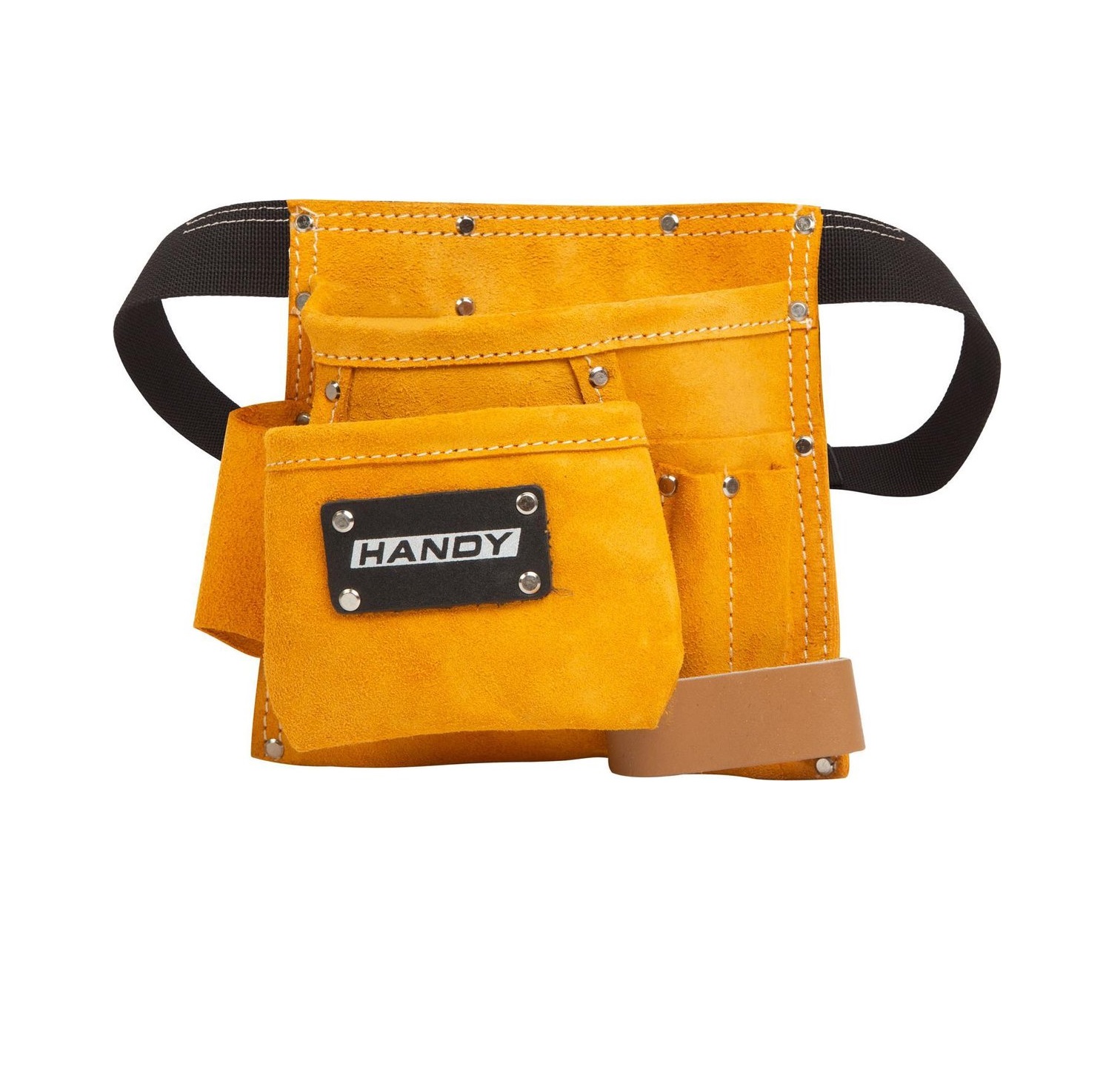 Afbeelding van Handy - Gereedschapsgordel met Hamerhouder en Riem - 7 Vakken - Leer - Spijkerschort - 5ebc 57e9 4a9c a1c7