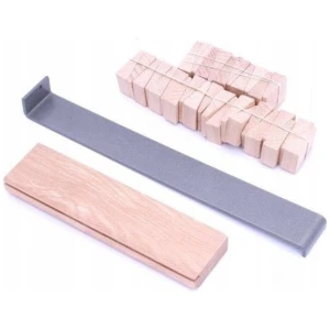 Afbeelding van Complete Laminaat Legset - 30 Wiggen + Laminaat Aanslagijzer + Aanslagblok - Laminaat Leggen - 5f8b 8020 4fa5