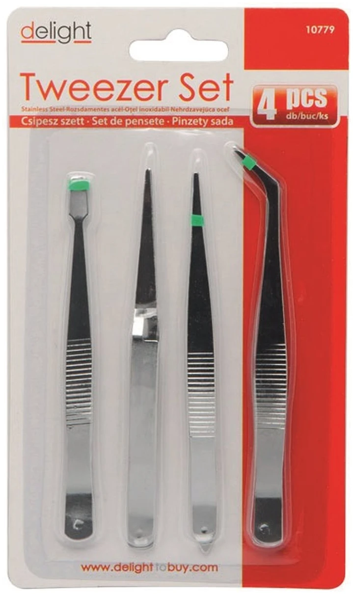 Afbeelding van Pincet Set RVS - voor Hobby en Electronica - 4 Stuks - BPK - 609f d0d4 4744 b573 4e5b9595ab5a