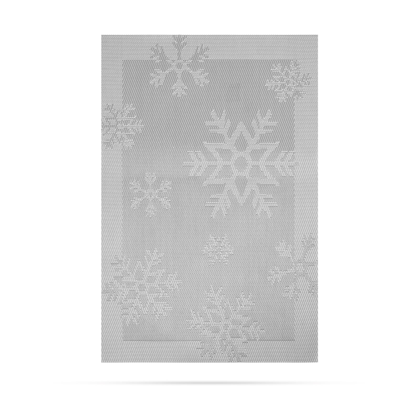 Afbeelding van Kerst Placemat - 6 stuks Placemats - Zilver Sneeuwvlokken - 60ce cb94 477a 9c3d f56d99202f77