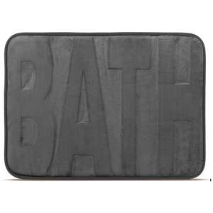 Afbeelding van Family Pound - Antislip Mat voor in Badkamer/Toilet/WC - Donker Grijs Antraciet - 60x40CM - Anti Slip