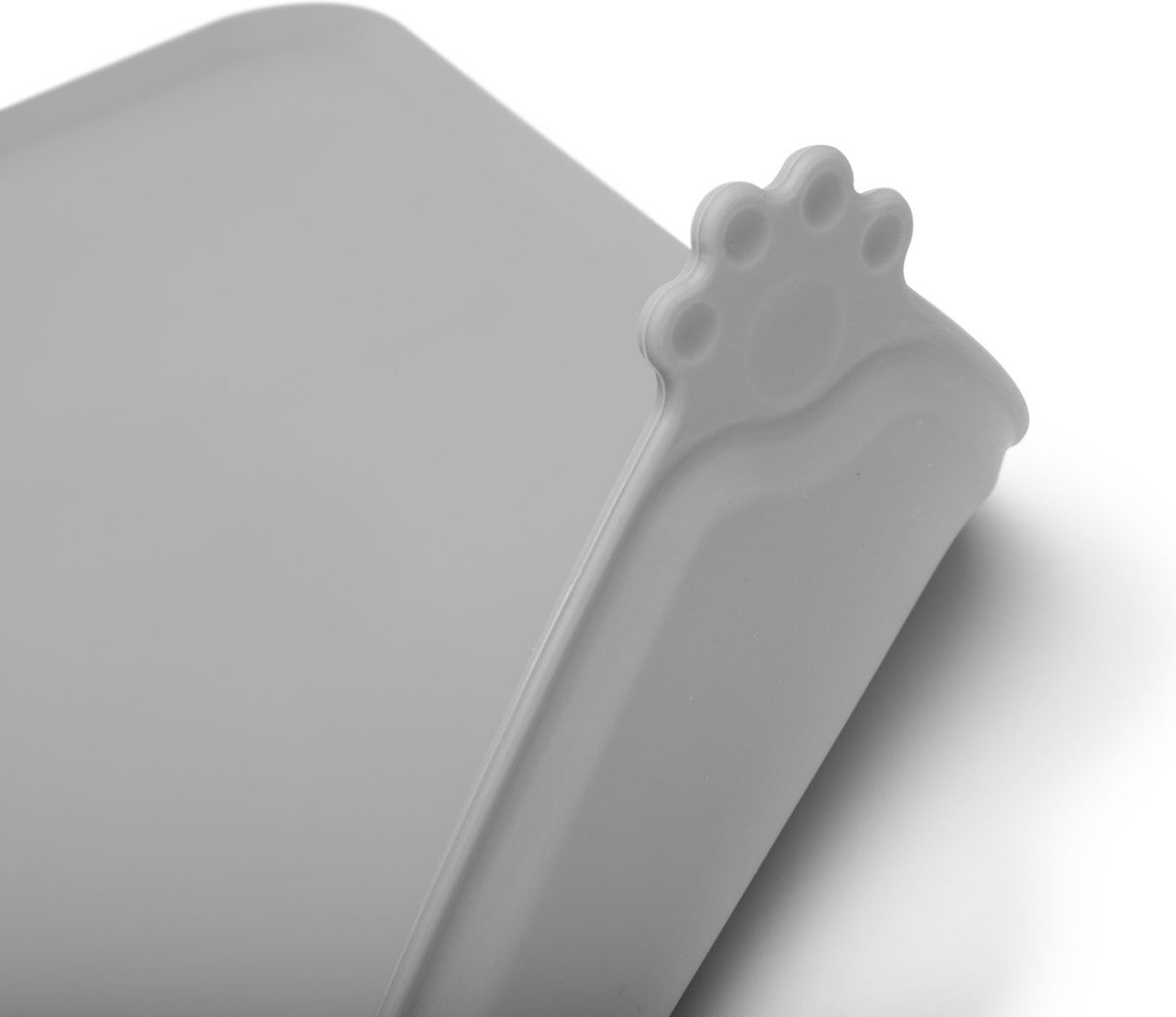 Afbeelding van Placemat Onderlegger Voerbak voor Hond en Kat - Grijs - 48x30cm - Anti-Slip - 6194 4934 4460 bed2 a79987083212