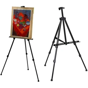 Afbeelding van Schildersezel 170cm - Schildersezel - Verstelbaar & Inklapbaar - Tafelezel - Schildersezel Voor