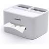 Afbeelding van Bewello® - Tissuebox / Tissuehouder - Tissuedoos met Organizer - 205 x 160 x 120 mm - 64cd 3279 418f af28