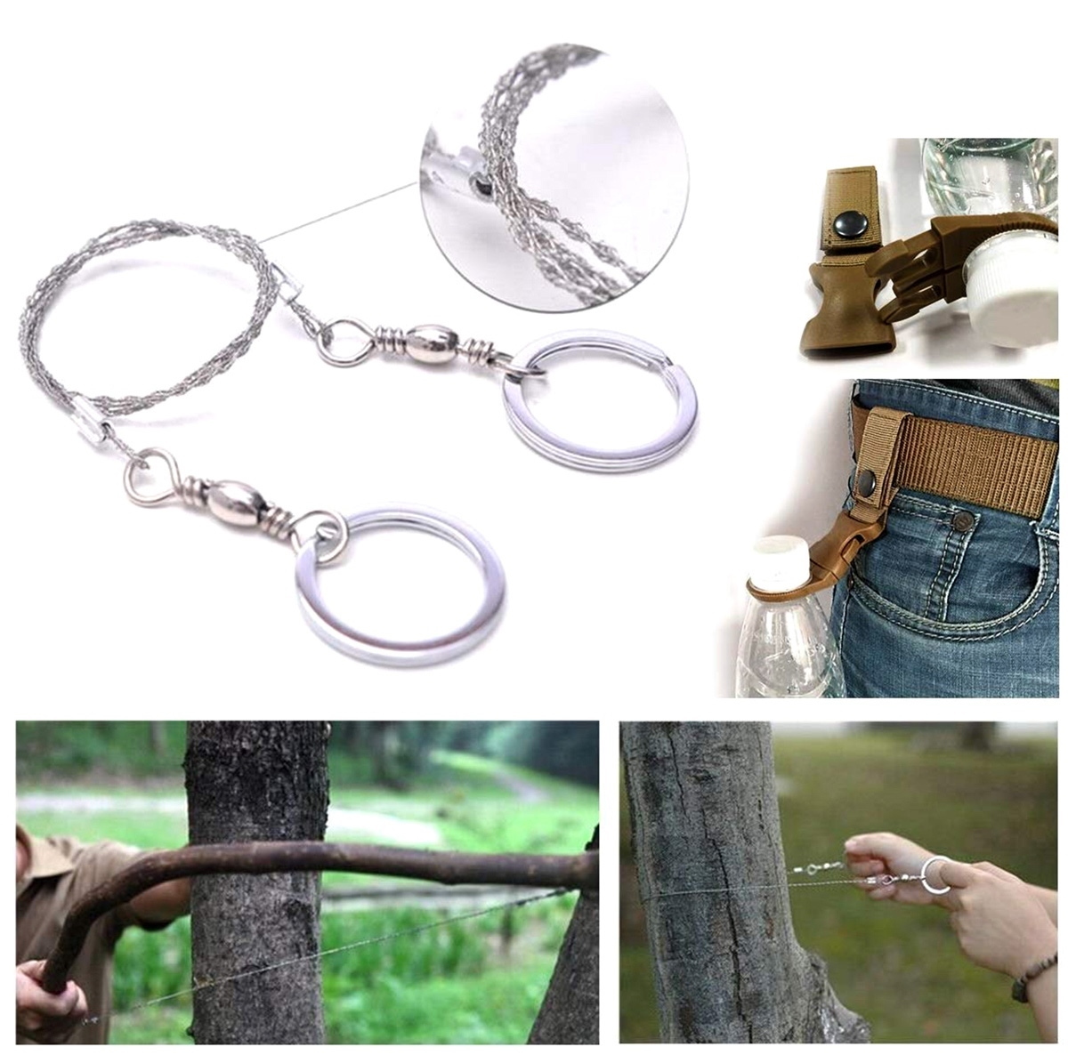 Afbeelding van 18 delige Survival Kit - Outdoor Noodpakket - Camping Set - Overleving Kit - Inclusief Opbergcase - 65e2 1def