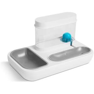 Afbeelding van Automatische Waterbak voor Kat of Hond - Zonder batterijen! - Voerbak en Drinkbak in 1 - 65f0 4c44 4b33 aff0