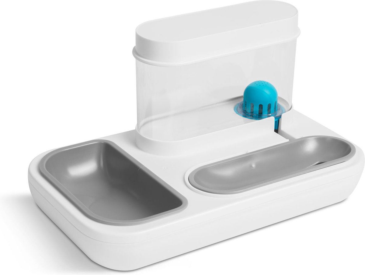 Afbeelding van Automatische Waterbak voor Kat of Hond - Zonder batterijen! - Voerbak en Drinkbak in 1 - 65f0 4c44 4b33 aff0