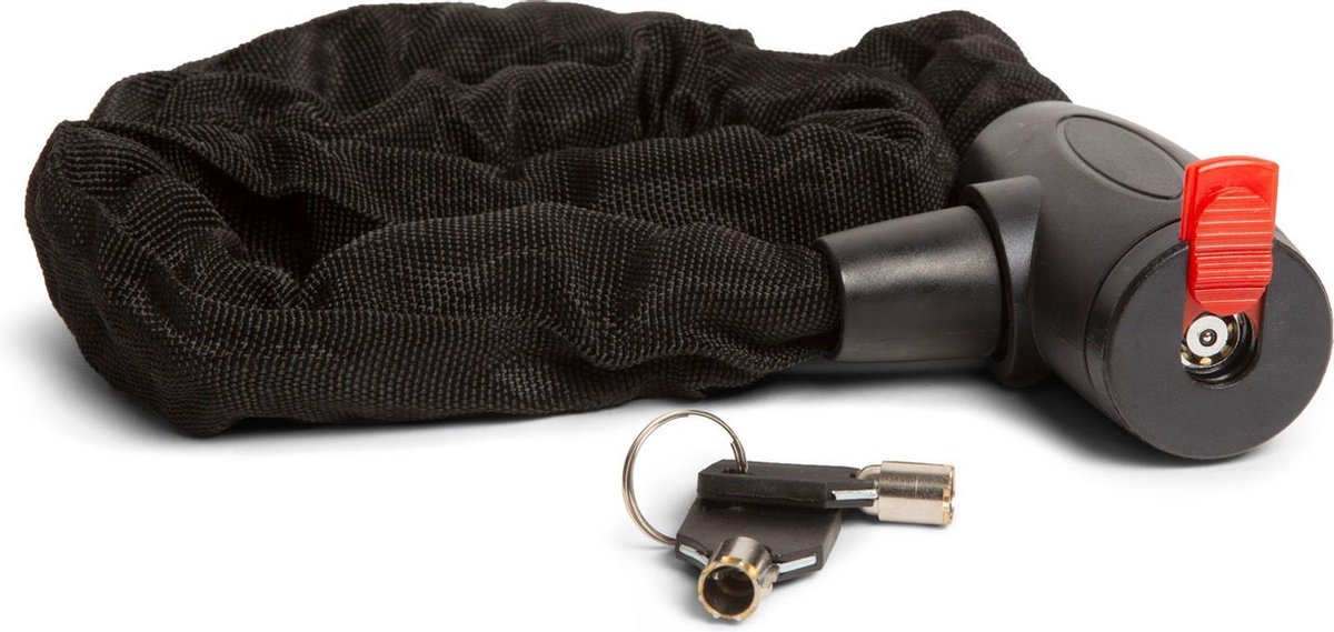 Afbeelding van Wheelzone - Kettingslot/Hangslot voor o.a. Fiets/Scooter/Brommer - 100CM - Fietsslot - met 2 sleutels - 663c