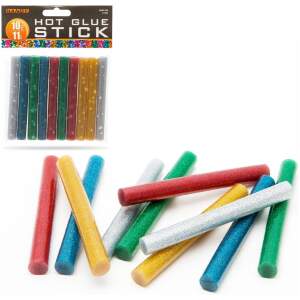 Afbeelding van Handy - Lijmpistool Vullingen Glitter - Lijmpatronen 11MM Rond - 100MM Lang - Lijm Patronen voor Lijmpistool