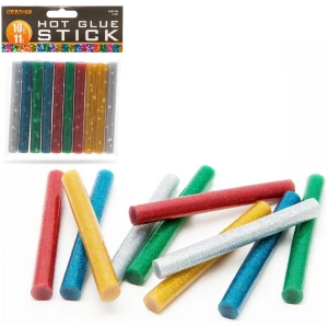 Afbeelding van Handy - Lijmpistool Vullingen Glitter - Lijmpatronen 11MM Rond - 100MM Lang - Lijm Patronen voor Lijmpistool