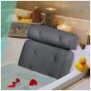 Afbeelding van Luxe Home Spa Badkussen met zuignappen - Extra zacht - Voor Nek en Rug - Kussen voor in Bad - Antislip -
