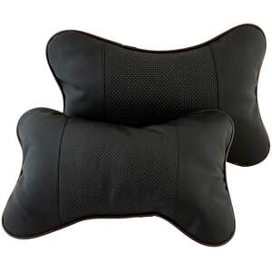 Afbeelding van 2x Nekkussen Autostoel Universeel - Set van 2 - Neksteun Auto - Autokussen - Hoofdsteun Bureaustoel - Zacht