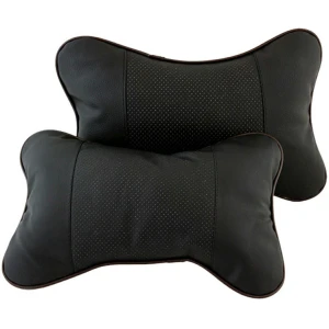 Afbeelding van 2x Nekkussen Autostoel Universeel - Set van 2 - Neksteun Auto - Autokussen - Hoofdsteun Bureaustoel - Zacht