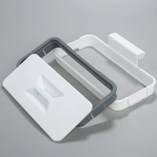 Afbeelding van Inbouw Prullenbak Hangend voor Keukenkast - Afvalzak Houder Keukenkastje - 67a4 9975 4921 b2bf 21eafe1a42bf