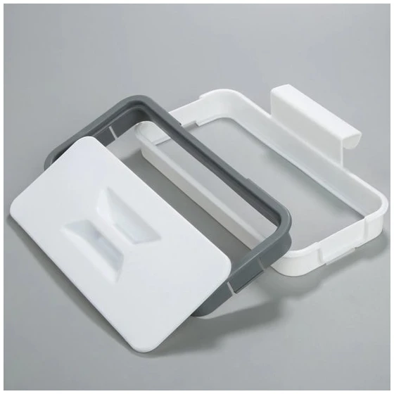 Afbeelding van Inbouw Prullenbak Hangend voor Keukenkast - Afvalzak Houder Keukenkastje - 67a4 9975 4921 b2bf 21eafe1a42bf