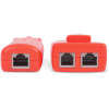 Afbeelding van MAXWELL Netwerk Tester - RJ45 en RJ11 Kabel Tester - Internet LAN tester - Incl. 2x Batterijen - Incl. RJ11