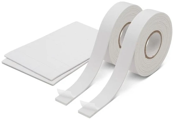 Afbeelding van Handy Dubbelzijdig Plakband - Foam Tape - Tape Extra Sterk - Montagetape 130-Delig - Rechthoekige plakkers