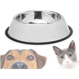 Afbeelding van Yummie® Voerbak / Drinkbak voor Hond en Kat - RVS met Antislip - ø 15CM - 6b85 3158 41aa b392 0244b07f0bf9