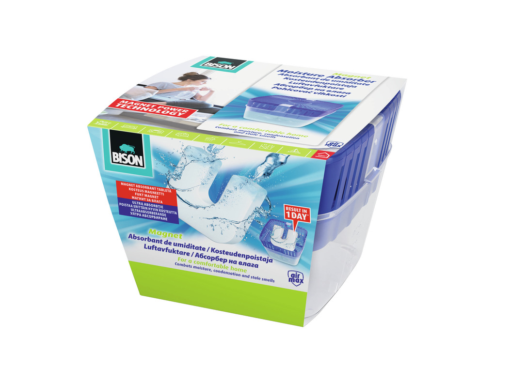 Afbeelding van Bison ® - AIRMAX - Vochtvreter ® - voor in Huis - tot 45m3 - Inclusief Vochtmagneet - 6c93 ade1 423e b926