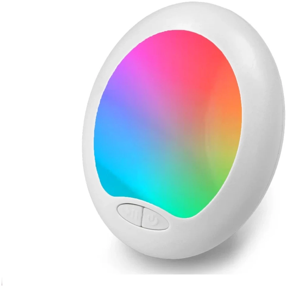Afbeelding van 7 Kleuren Nachtlampje Stopcontact Stekkerlamp - Moodlight - Voor Kinderen / Volwassenen - Automatisch