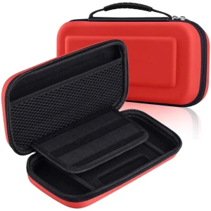 Afbeelding van Case Geschikt voor Nintendo Switch en Switch OLED - Hard Cover Hoes inclusief Handvat en Opbergvak -