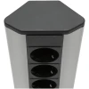 Afbeelding van DELIGHT - Inbouw Hoekstekkerdoos met 2X USB en 3 Stopcontacten - Hoek Stekkerdoos Zilver met Zwart - 6e98