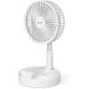 Afbeelding van Bewello Ventilator - Opvouwbare Statiefventilator / Tafelventilator - 4800mAh ingebouwde batterij - USB