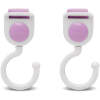 Afbeelding van set van 2 - Kinderwagenhaak - Boodschappenhaak met Klittenband - Roze - MAX. 2 KG - BPK - 71a5 a0c8 43bc a7a3