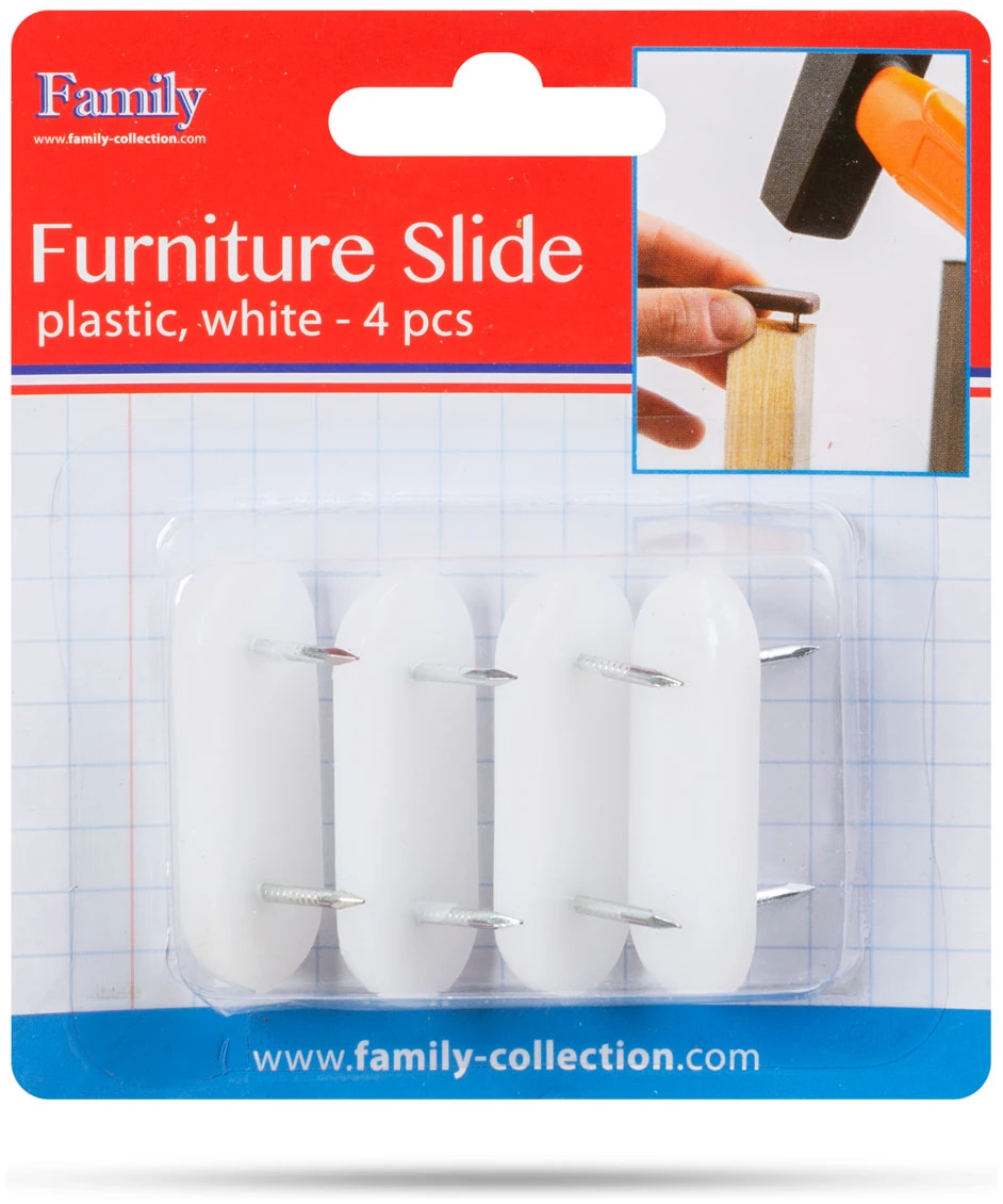 Afbeelding van Family Pound - Meubelglijder - Meubelonderzetters - Vloerglijders met Spijker- Gel - Vilt voor Meubels - 4