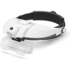 Afbeelding van Vergrootglas Bril - Loepbril met LED verlichting - met 5 lenzen - Loeplamp Hoofdband - voor Diamond Painting,