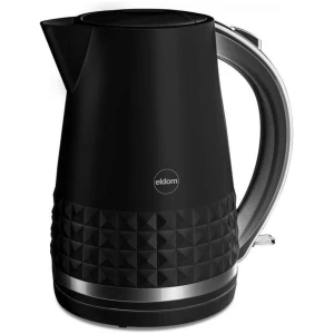 Afbeelding van Moderne Waterkoker Zwart Glans - met Retro Patroon - 7808 fd51 4f2b 8d55 a591ccade76e