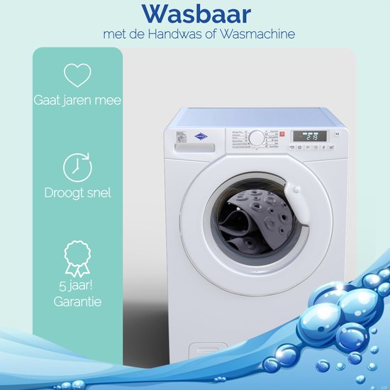 Afbeelding van HSXL - Antislipmat - 88x40CM - Incl. Netspons - Antislip Douchemat / Badmat Grijs met Zuignappen – Mat voor