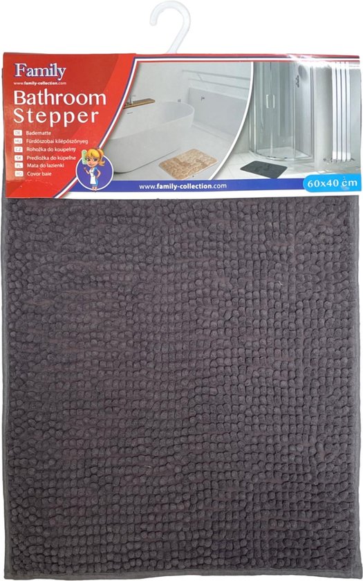 Afbeelding van WC mat - Grijs Antraciet - Toiletmat - 60x40CM - 7db3 4f8d 4546 ba6c baeab53f4c17