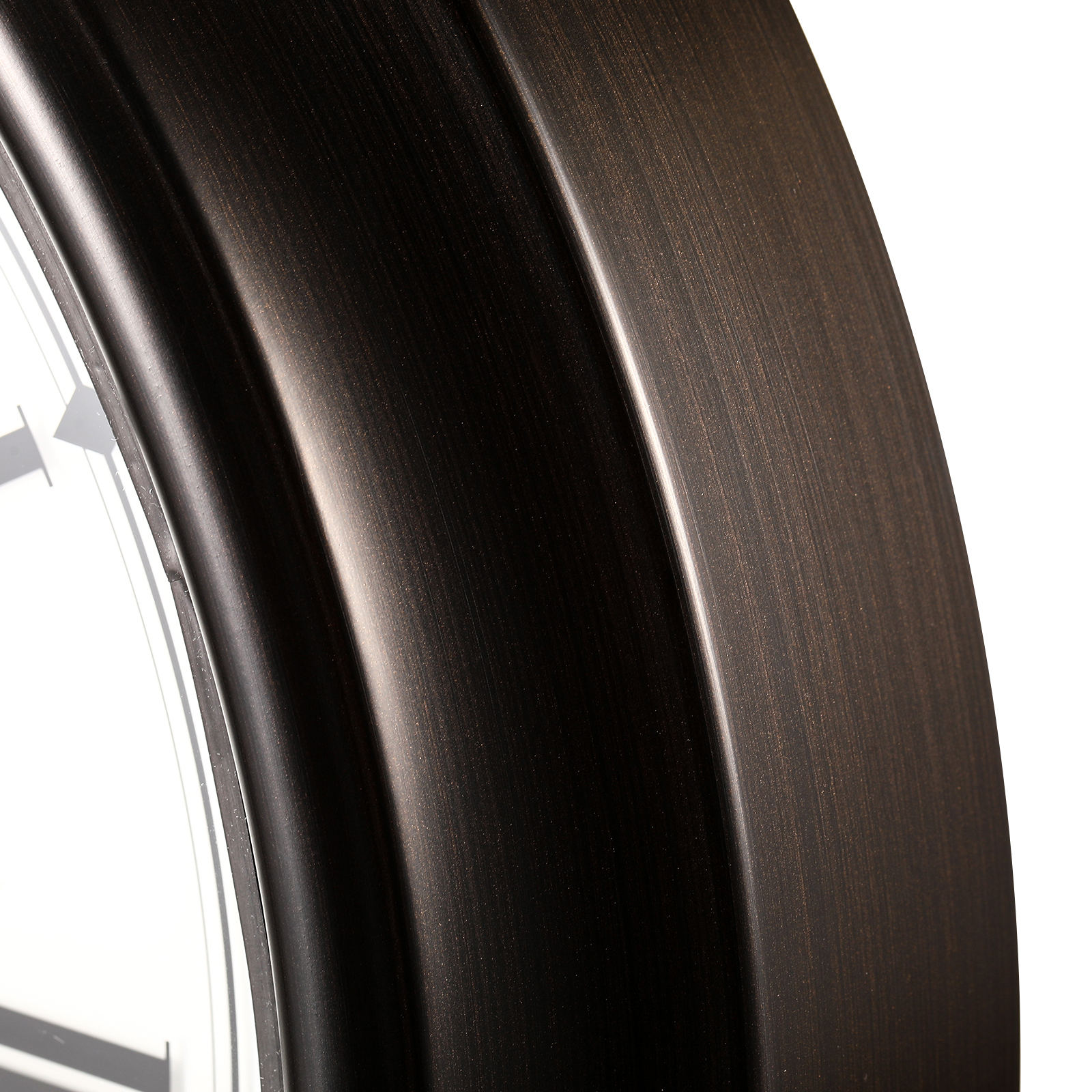 Afbeelding van HSXL - 45cm - Industriële Quartz LED Wandklok met verlichting - Stil uurwerk - 45 cm Landelijke Klassieke