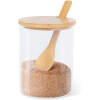 Afbeelding van Suikerpot met Deksel en Lepel - 450ML - Glas en Bamboe - Suikerpotje voor op tafel - 828b ed6e 43ec 8693