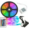 Afbeelding van Waterdichte LED Strip 5 meter RGB Kleuren met Afstandsbediening - IP44 Waterdicht - 300 LED's - 8292