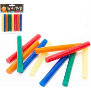 Afbeelding van Handy - Lijmpistool Vullingen Gekleurd - Lijmpatronen 11MM Rond - 100MM Lang - Lijm Patronen voor Lijmpistool