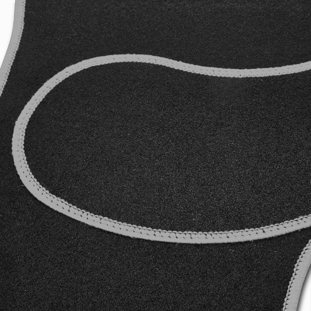 Afbeelding van Carguard - Universele Automatten Set - Grijs / Zwart - 4x Automat Universeel - Stof - 8787 15bd 4c54 8c32