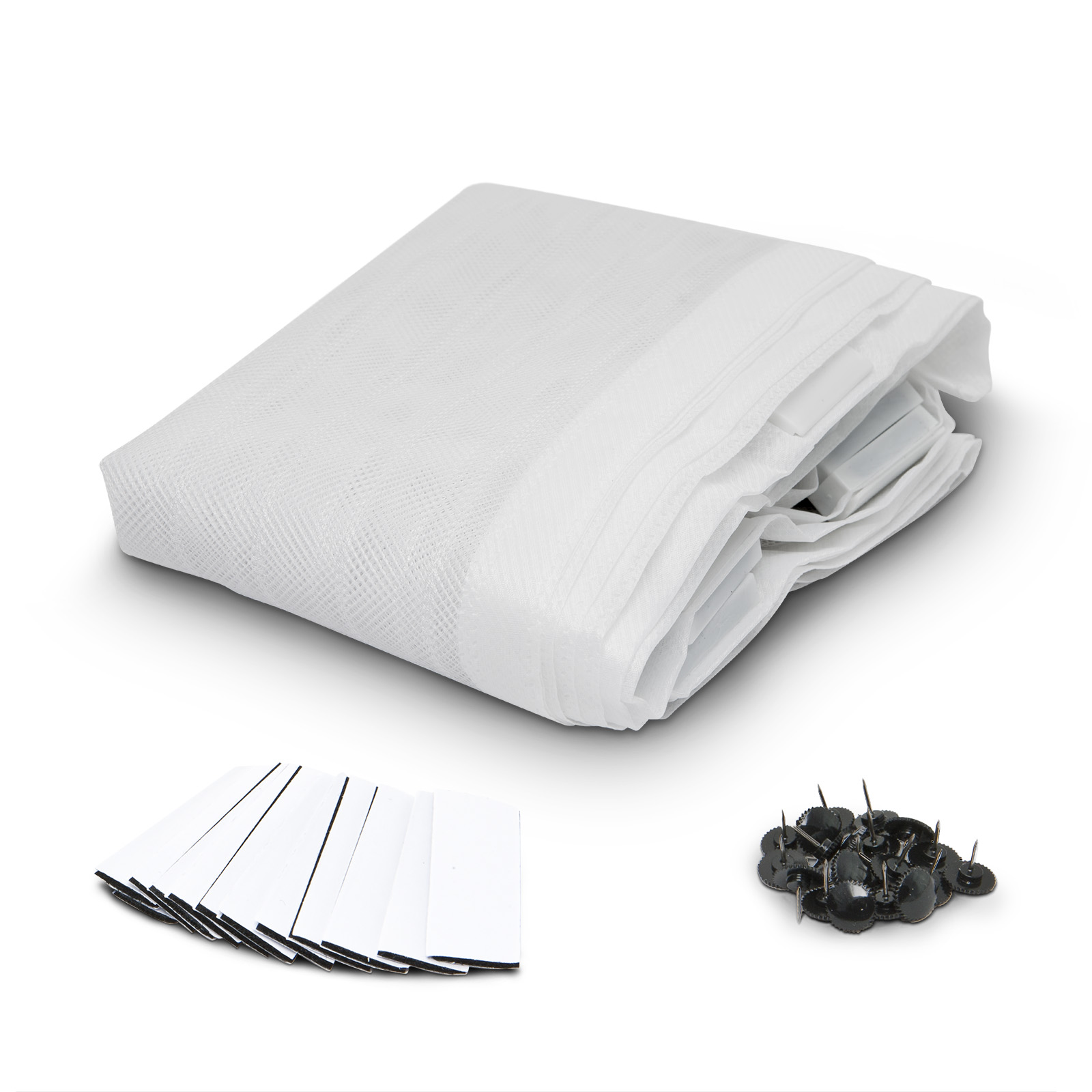 Afbeelding van Delight - Vliegengordijn voor Deur - Magnetisch - Wit - Zelfklevend en met Punaises - 87f3 3759 49a8 8f3f