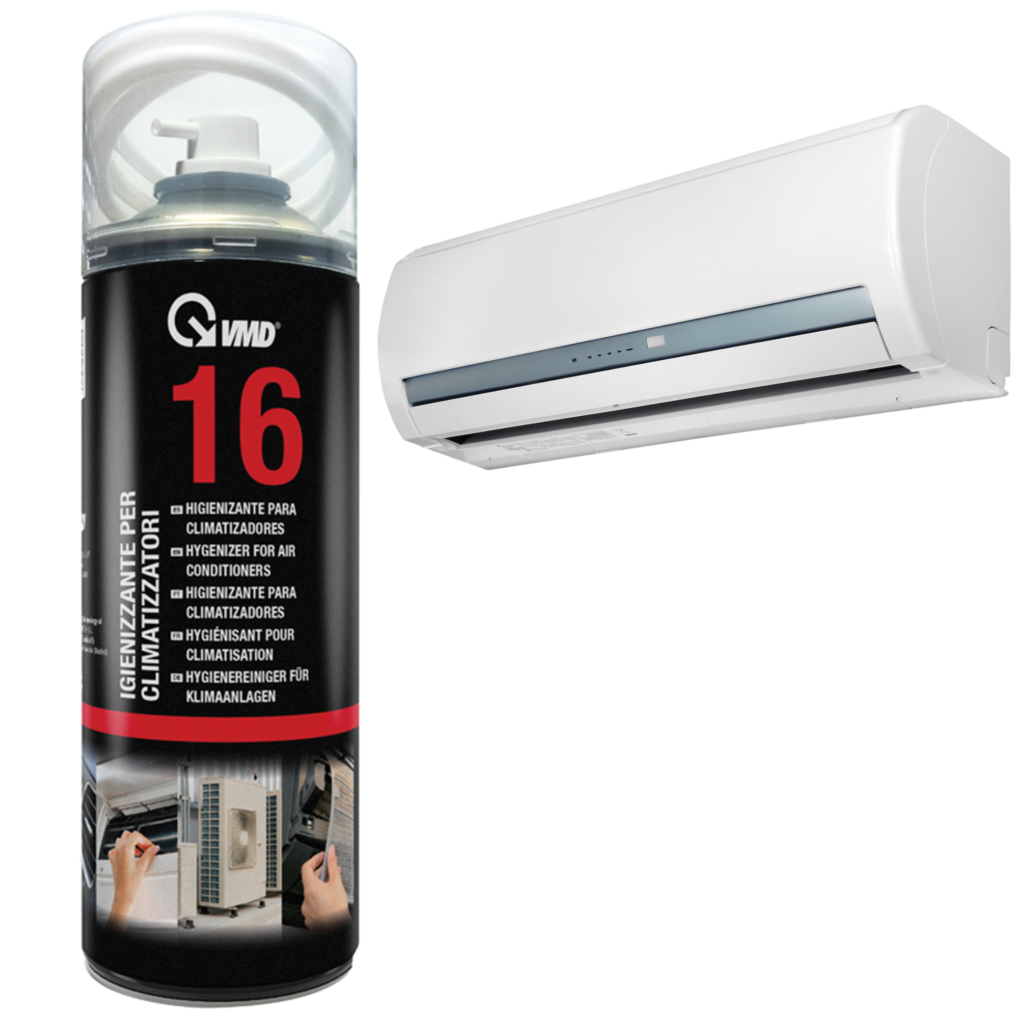 Afbeelding van VMD - Airco Cleaner voor in Huis of Auto - Airconditioning Reiniger Spray - 400ML - Binnenunit, Auto, etc. -