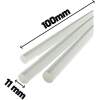 Afbeelding van Handy - Lijmpistool Vullingen - Lijmpatronen 11MM Rond - 100MM Lang - Lijm Patronen voor Lijmpistool O.A.