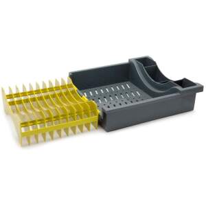 Afbeelding van Afdruiprek voor de Afwas / Vaat - Inklapbaar - Antraciet / Groen - 89a1 5071 48f9 a440 9844e2fba97f