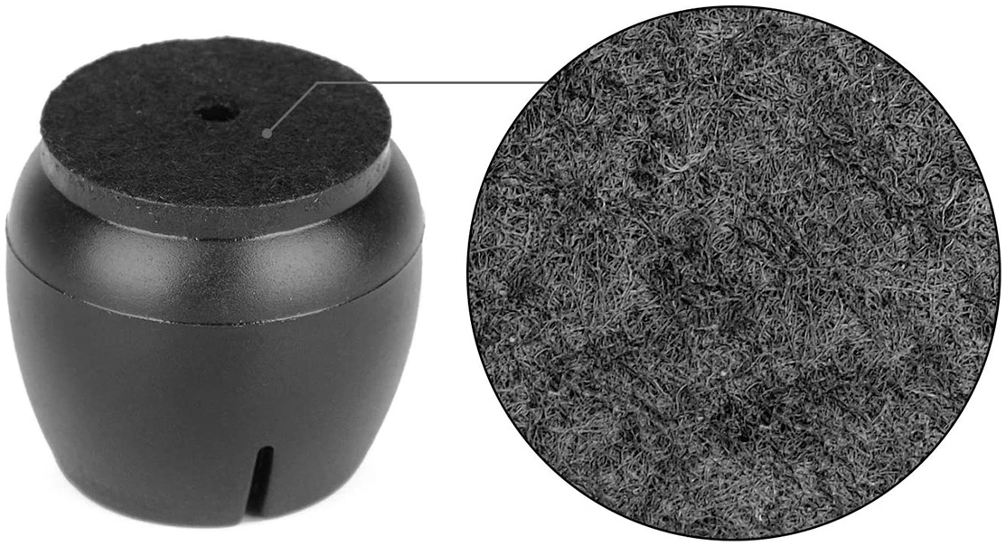 Afbeelding van Stoelpoot Doppen – 12-16mm – met Anti-Kras Vilt – Stoelpoot beschermers - Vloerbescherming –