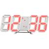 Afbeelding van Digitale LED Klok Wekker met Rood Licht - op USB (incl.) - Tafelklok voor Slaapkamer - Game Kamer - 24 x 9,4