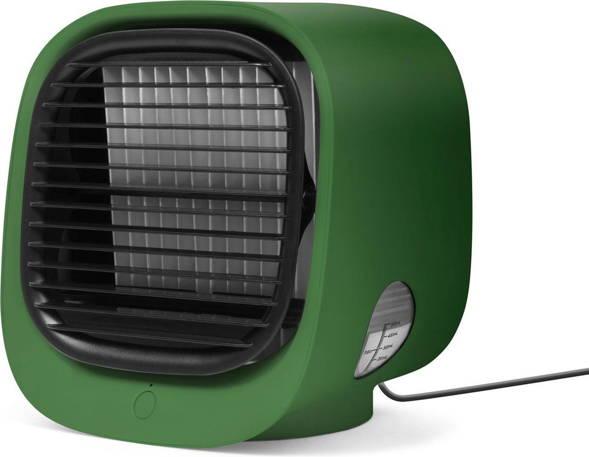 Afbeelding van Bewello® - Mini Ventilator voor Bureau - USB Ventilator met Luchtkoeler - Kleine Tafelventilator Airco -