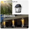 Afbeelding van Landelijke Hangende Tuin Lantaarn met LED Bol lamp Solar - Windlicht op Zonne-Energie - Wandlamp voor Buiten