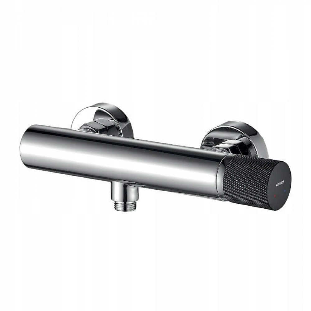 Afbeelding van KUCHINOX - Peros - Douchekraan 15cm - Mengkraan Douche 150mm - Chroom en Zwart - G1/2''