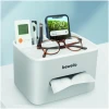 Afbeelding van Bewello® - Tissuebox / Tissuehouder - Tissuedoos met Organizer - 205 x 160 x 120 mm - 8d2f 77e0 438d 8f49