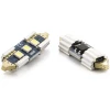 Afbeelding van Carguard - Set (2x) 31 mm (C5W) LED Festoon Lamp - Autolampen Buislamp - Canbus CAN135 - 350lm 3W 6000K -