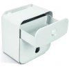 Afbeelding van Bewello® - WC Rolhouder - Toiletrolhouder - Zelfklevend WC Kastje - Wit met Grijs - 205 x 125 x 220 mm -